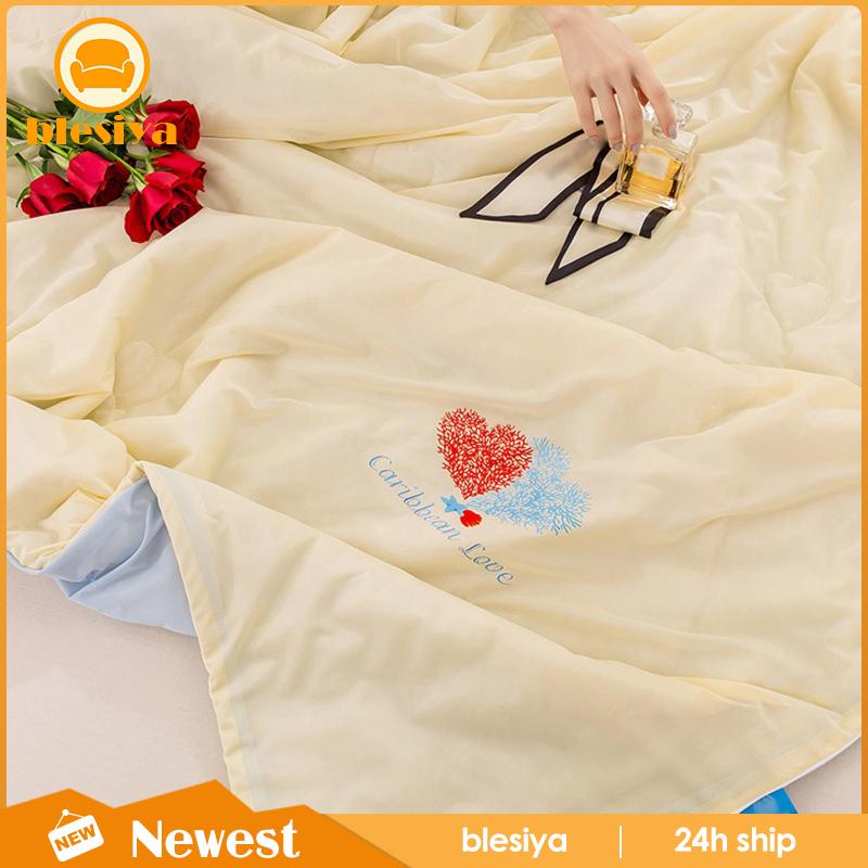 [Blesiya] Chăn Mùa Hè Ngoại Cỡ Trọng Lượng Nhẹ Cho Cặp Đôi / Sofa Du Lịch