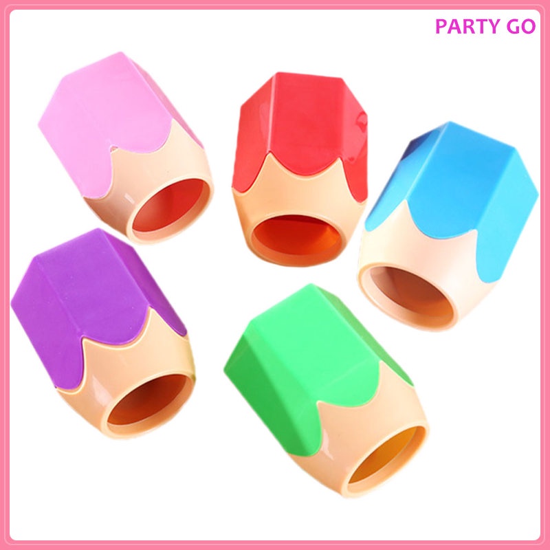 Bộ 5 Lọ Đựng Bút Hình Bút Chì Nhiều Màu Sắc Dễ Thương Để Bàn Tiện Dụng Cho Học Sinh / Văn Phòng