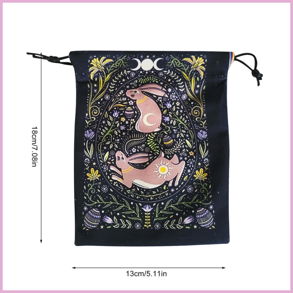 Túi Dây Rút Đựng Bài Tarot 13x18cm Tiện Dụng