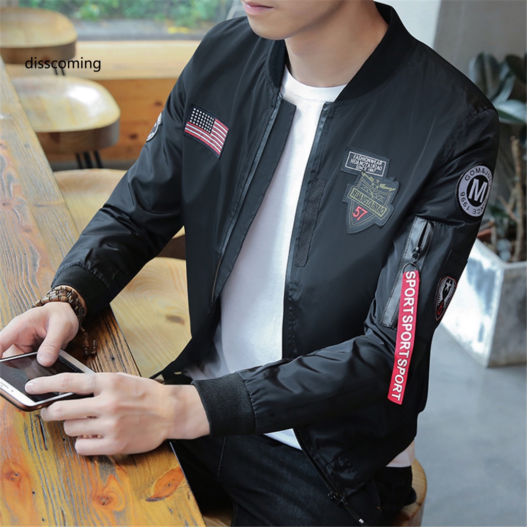 Áo Thun Tay Ngắn In Hình Thời Trang Dành Cho Nữ| Áo Khoác Trơn Mượt Có Huy Hiệu Khóa Kéo Trang Trí Đường Phố Sành Điệu Với Túi Đàn Hồi Lý Tưởng Cho Mùa Xuân Thu