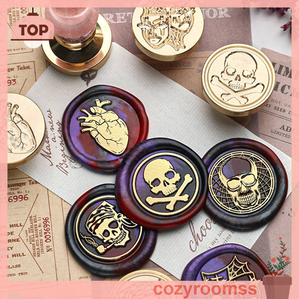 Con Dấu Hình Bộ Xương Độc Đáo Trang Trí Thiệp Mời Đám Cưới DIY