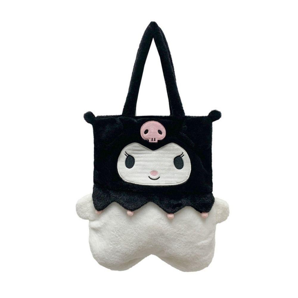 MIQUEL Túi Đựng Đồ Vệ Sinh Cá Nhân Cỡ Lớn Bằng Vải Bông Họa Tiết Kuromi Melody Dễ Thương Cho Học Sinh