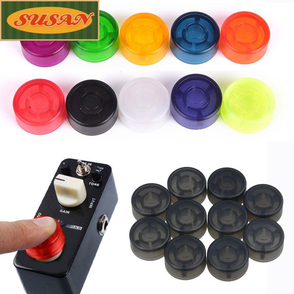 SUSANS Bộ 10 Nắp Đậy Màu Sắc Kẹo Ngọt Cho Bộ Khuếch Đại Móng Chân