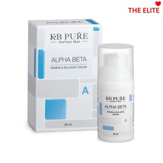 Kem tái tạo giảm mụn ẩn và mụn bít tắc kb pure alpha beta cream 30ml