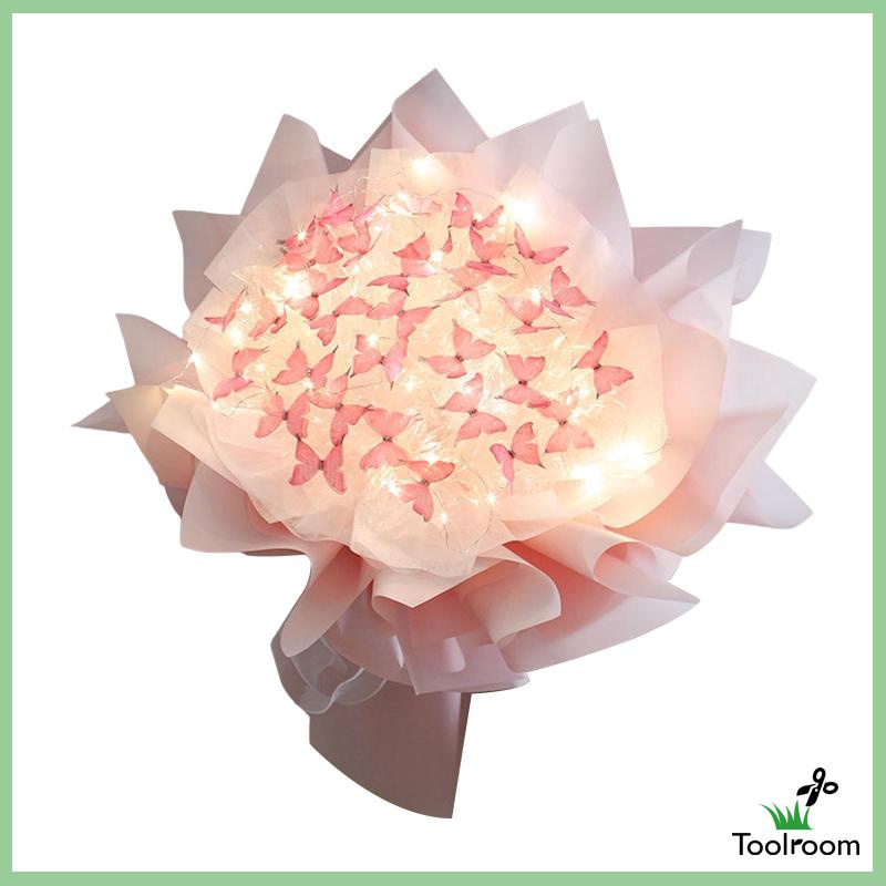 Túi Đựng Quà Họa Tiết Bươm Bướm / Hoa Xinh Xắn DIY