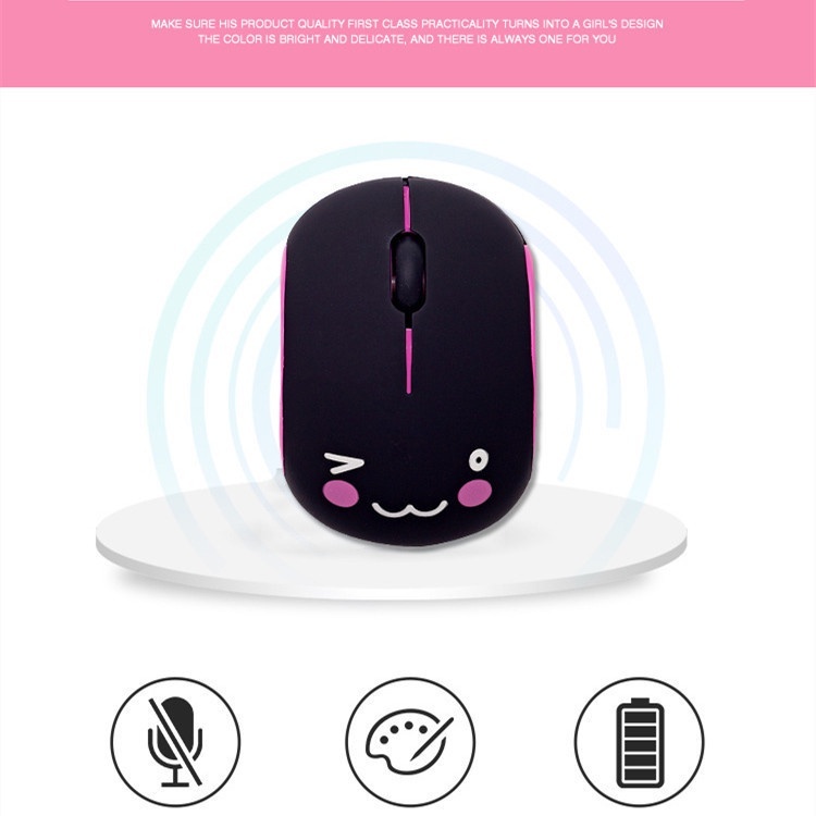 Chuột Quang Không Dây 2.4GHz Mini 1600 DPI Dùng Để Chơi Game