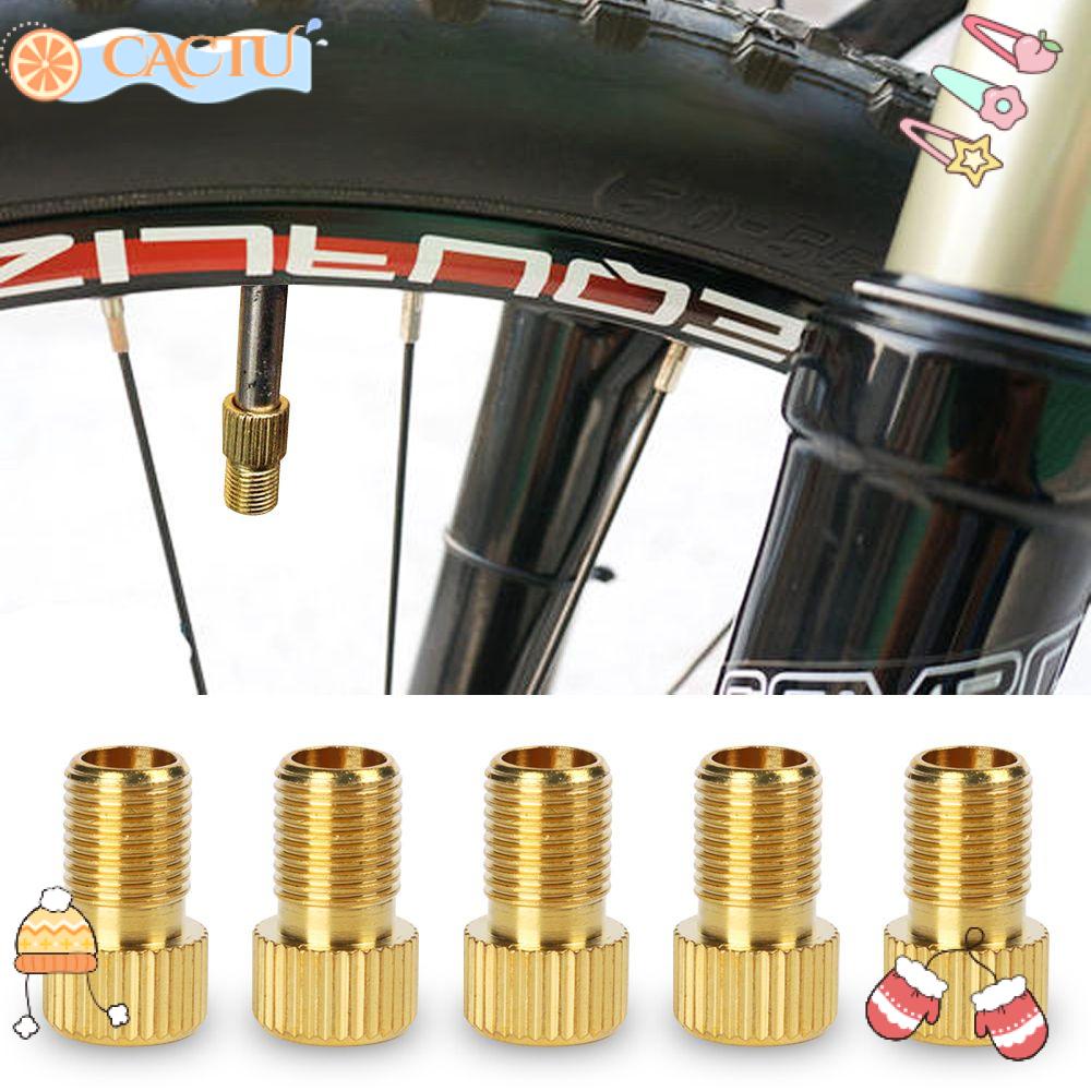 CACTU Bộ 5 Nắp Van Bánh Xe Đạp Bằng Hợp Kim Nhôm Chống Bụi