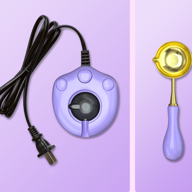 Sáp Seal Cat Claw Lửa Sáp Lò Nồi Nóng chảy USB Điện Nóng Sáp Hạt Nóng chảy Niêm phong Lò Spoon Set
