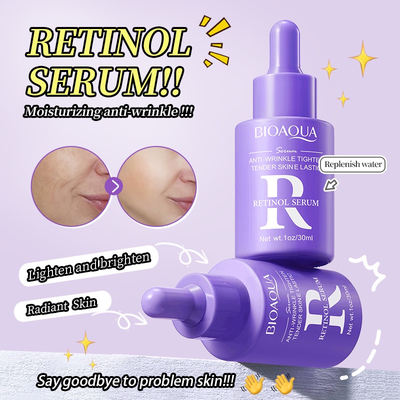 Serum BIOAQUA Retinol Giữ Ẩm Chống Lão Hóa / Nếp Nhăn Làm Săn Chắc Và Sáng Da 30ml