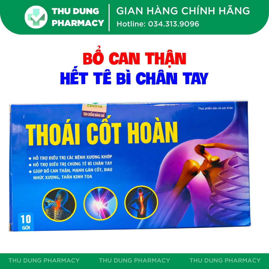 Xương Khớp Thoái Cốt Hoàn, Giảm Đau Nhức Xương Khớp, Đau Cổ Vai Gáy, Đau Lưng Gối, Thoát Vị Đĩa Đệm – Nhà thuốc Thu Dung