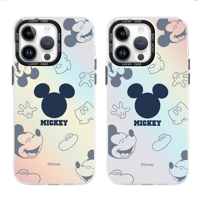 Ốp Điện Thoại IMD1314 Màu Laser Họa Tiết Chuột Mickey Cho Iphonexr12678Plus promax L7FU