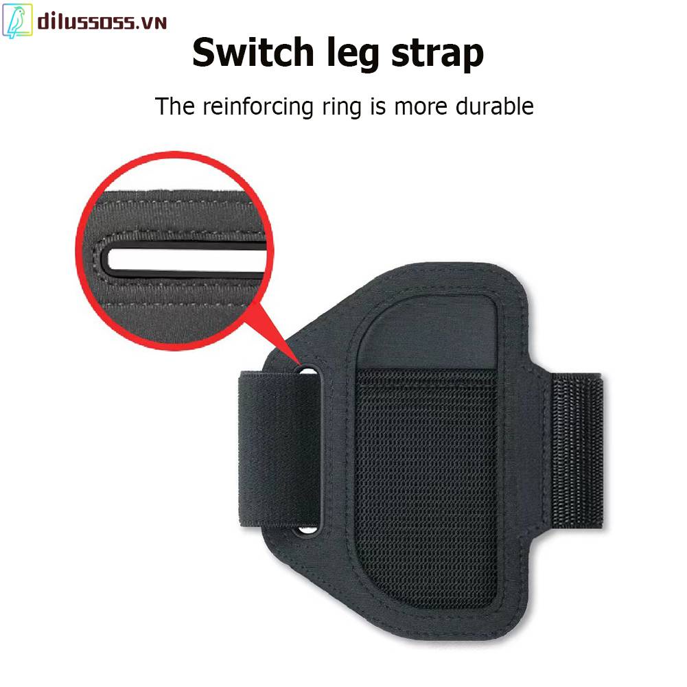 2 Dây Đeo Chân Co Dãn Cho NS Joycon Ring
