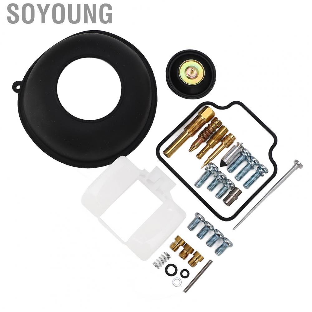 Soyoung 29PCS Carburetor  Kit 16016 MAH 670 Aging Resistant Carb Rebuild Set Fit For NX650 1988 to 1994