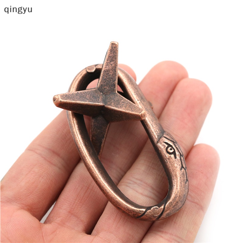 Đồ Chơi Xếp Hình Bằng Kim Loại Cổ Điển Phát Triển IQ Cho Người Lớn Và Trẻ Em