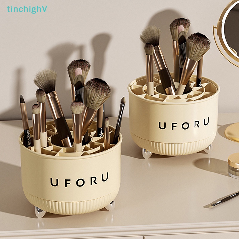 [TinchighV] 360 Độ [TinchighV]° Giá Đỡ Cọ Trang Điểm Để Bàn Nhỏ Gọn Tiện Lợi