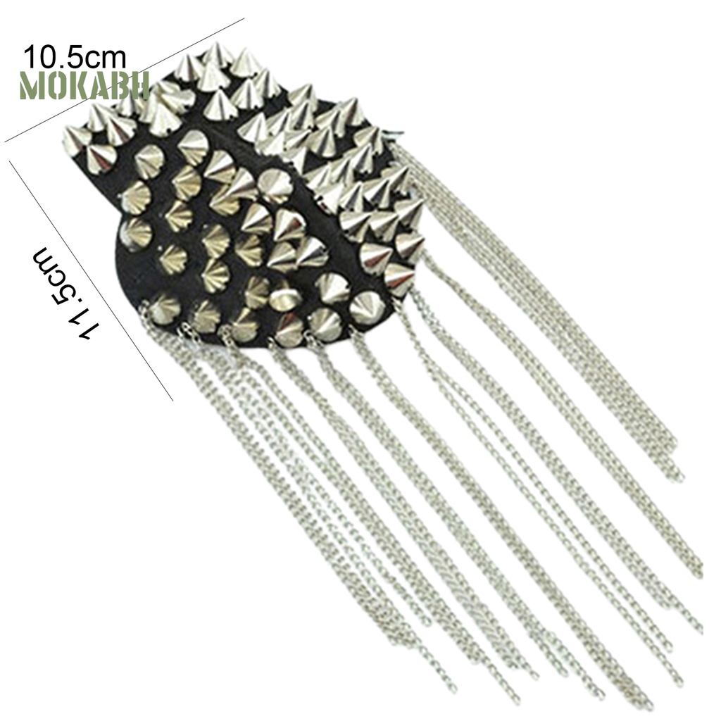 [Mok Abh] Trâm Cài Áo Dạng Chuỗi Xích Phong Cách Punk Dùng Khi Dự Tiệc