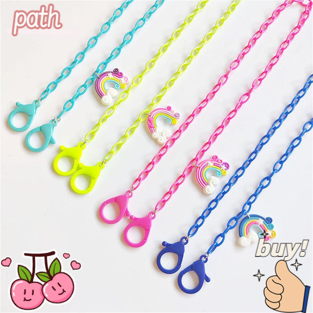 PATH Dây Đeo Cổ Màu Sắc Cầu Vồng Chống Thất Lạc Cho Nam Và Nữ