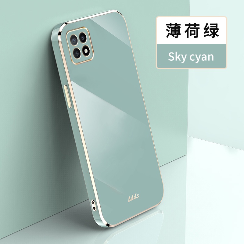 Ốp Điện Thoại TPU Silicon Mềm Mạ Điện Chống Rơi Cho Oppo A72 Case F1S F19 A59 A58 A78 A71 A74 4G 5G A83