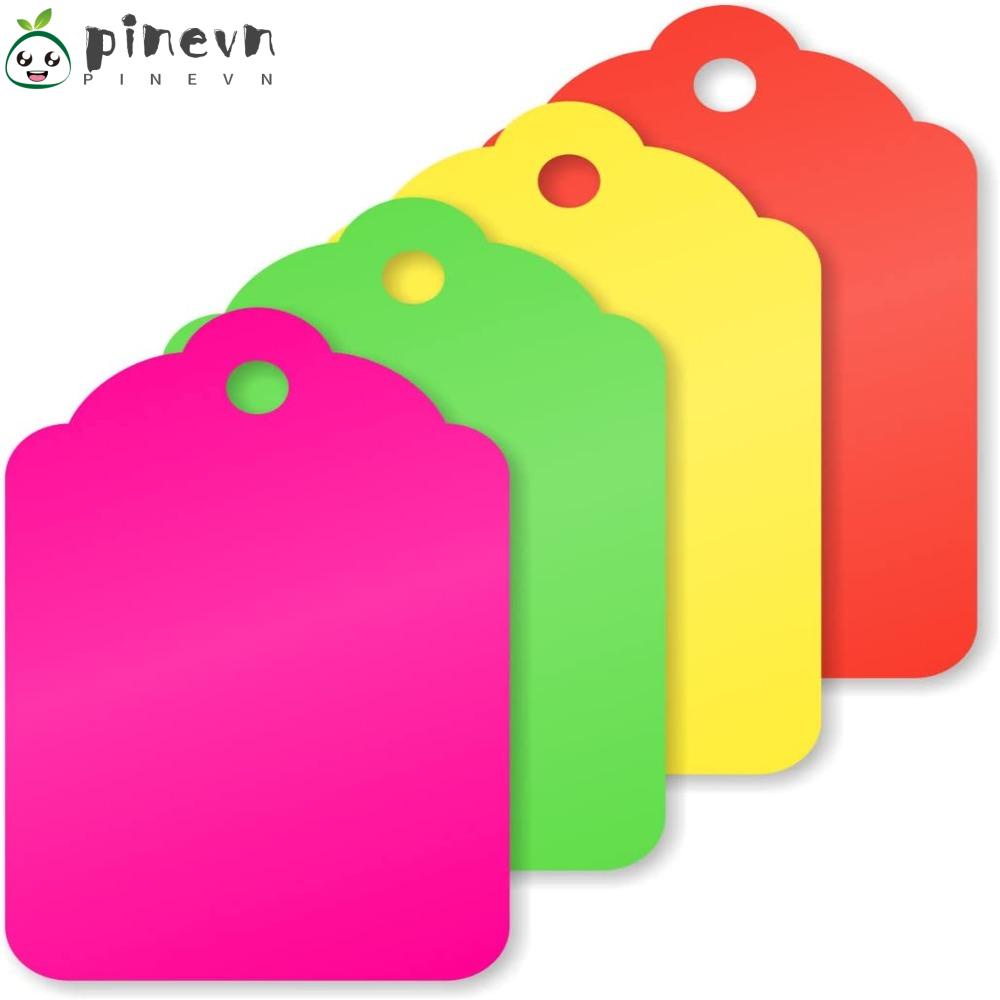 PINEVN Set 1000 Nhãn Dán Hành Lý Có Thể Tái Sử Dụng Nhiều Màu