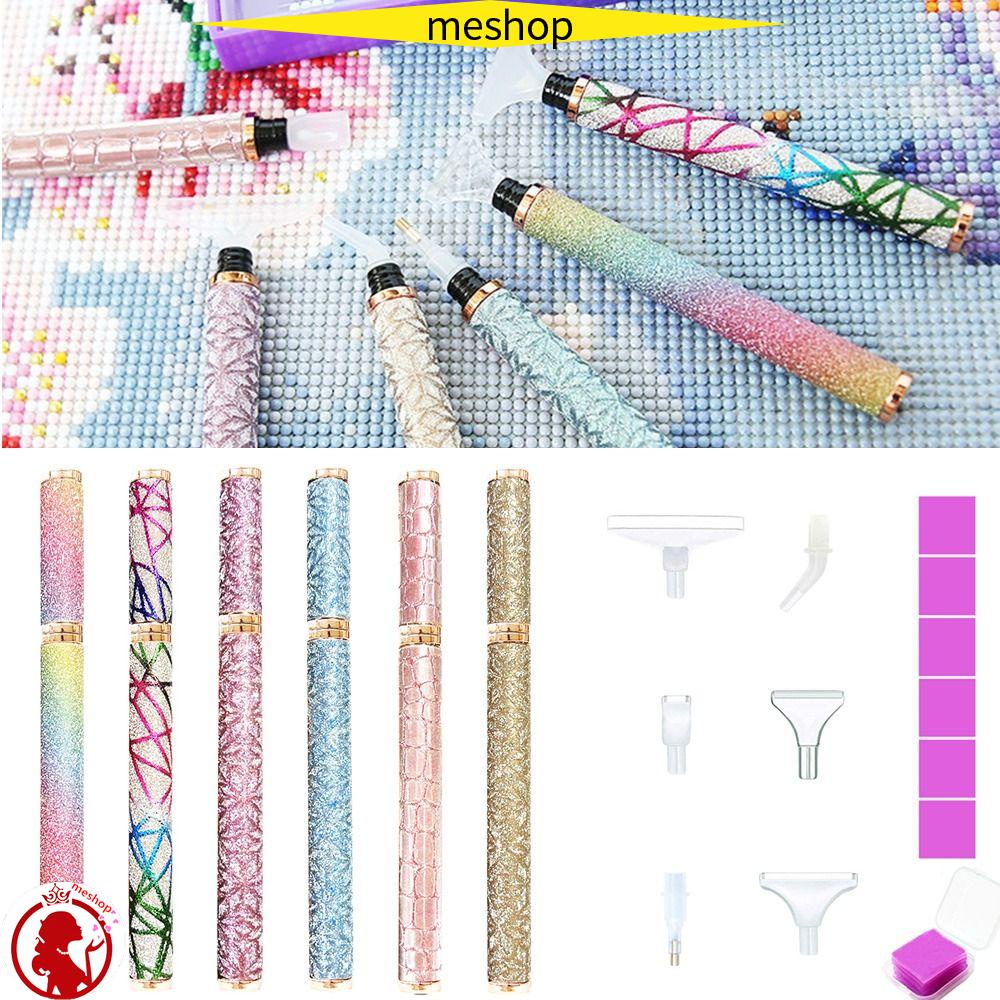 ME Bút Khoan Kim Tuyến 5D Lấp Lánh Chống Trượt Kèm 5 Bút Trang Trí Móng Nghệ Thuật