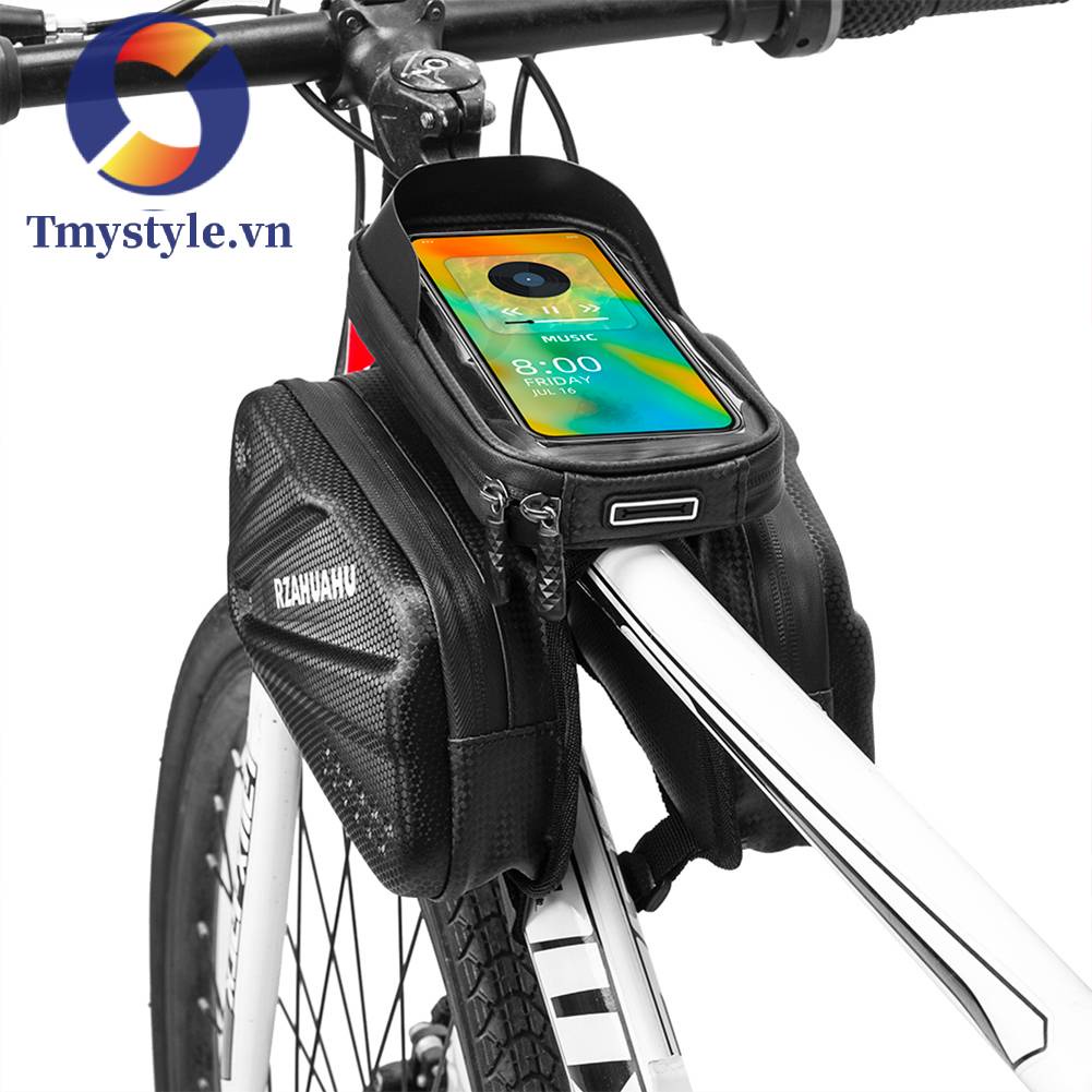Túi Đựng Điện Thoại Chống Thấm Nước Có Thể Chạm Màn Hình Cảm Ứng Cho Xe Đạp Leo Núi Ốp