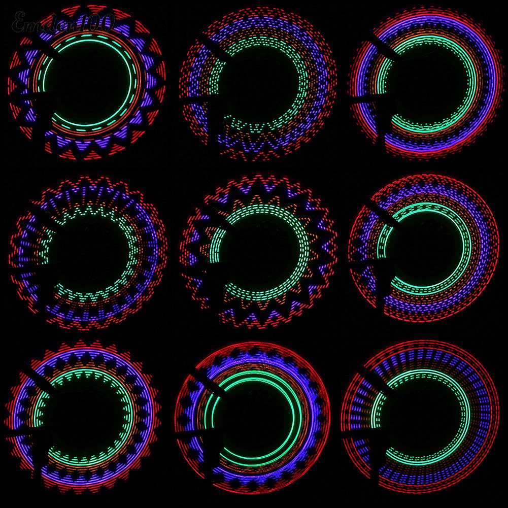 Đèn Led 32 Bóng Nhiều Màu Gắn Căm Xe Đạp
