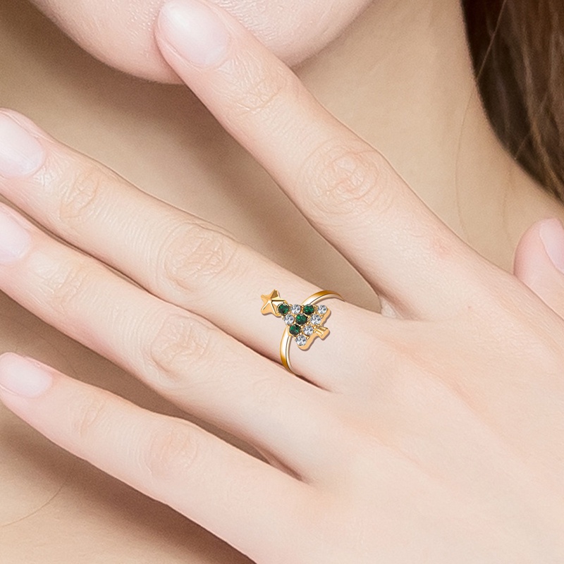 Ygt Set 6 Nhẫn Treo Trang Trí Giáng Sinh Năm Mới