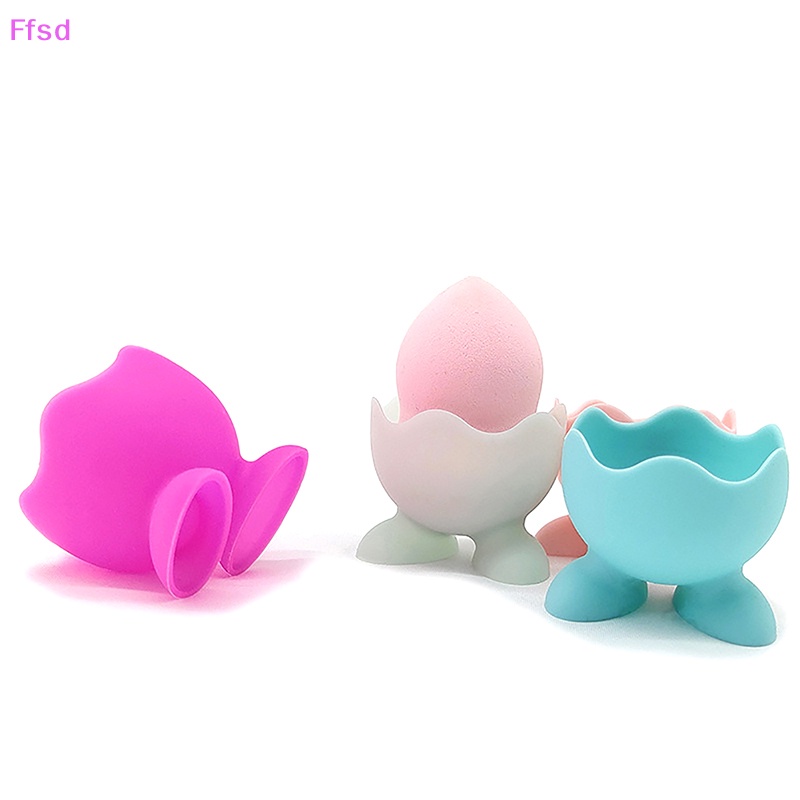 {Ffsd} Giá Đỡ Mút Trang Điểm Trưng Bày Mút Trang Điểm Bằng Silicon Mới Hình Trứng Chống Bụi Làm Đẹp * Bán Chạy