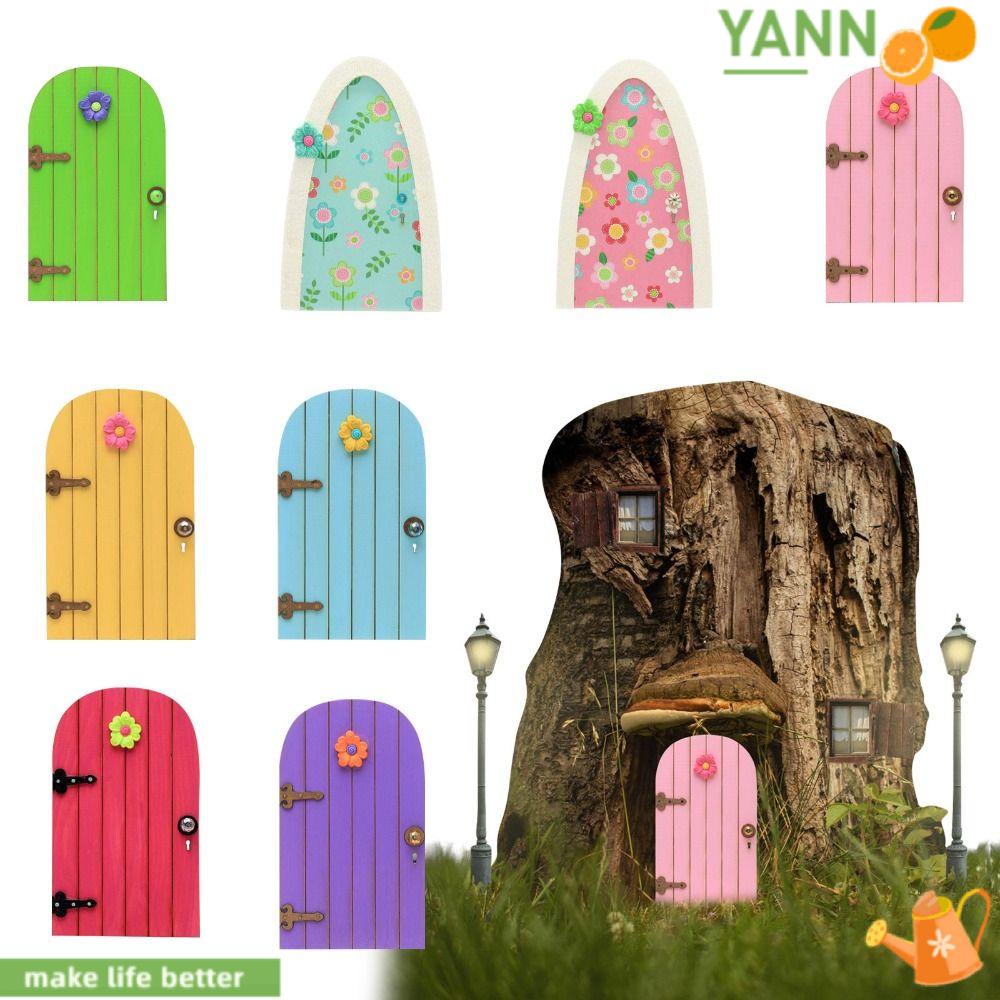 YANN1 Mô Hình Thần Tiên Gnome Bằng Gỗ Nghệ Thuật Trang Trí Tiểu Cảnh Sân Vườn