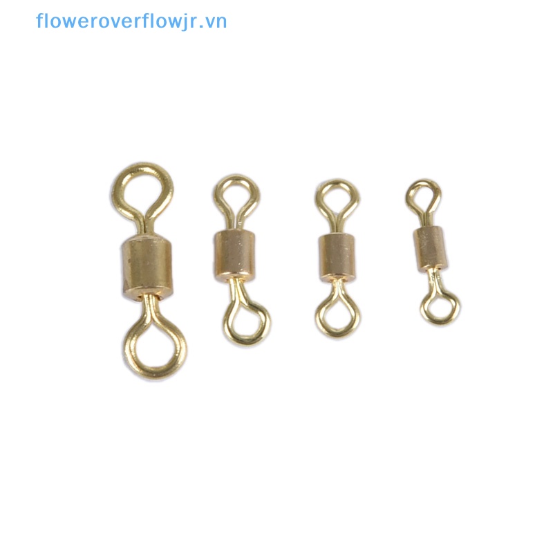 50 / 100 Móc Nối Bằng Thép Không Gỉ Cho Cần Câu Cá