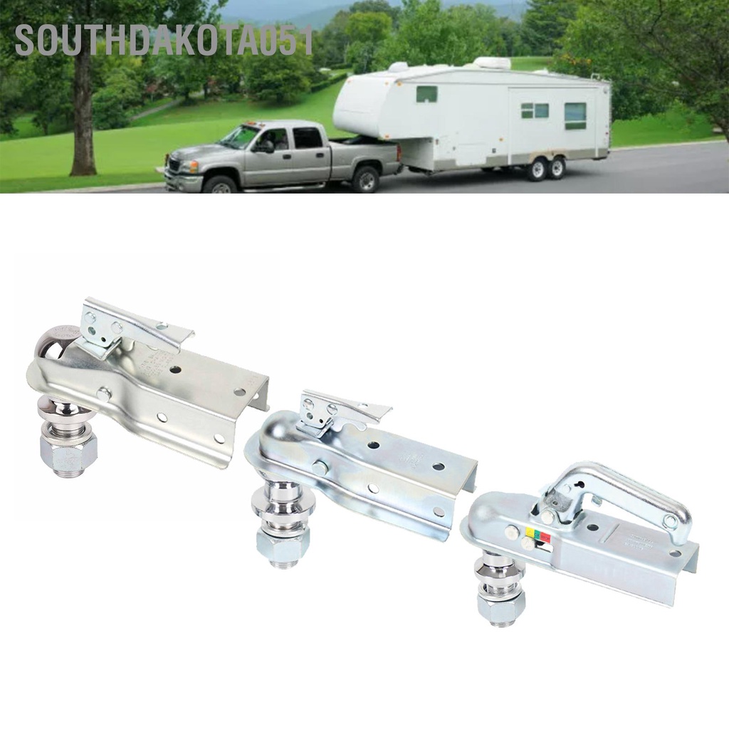 Southdakota051 Trailer Hitch Ball Bề mặt nhẵn bóng Cấu trúc nhỏ gọn Chống gỉ Sức mạnh mẽ với chủ đề chính xác