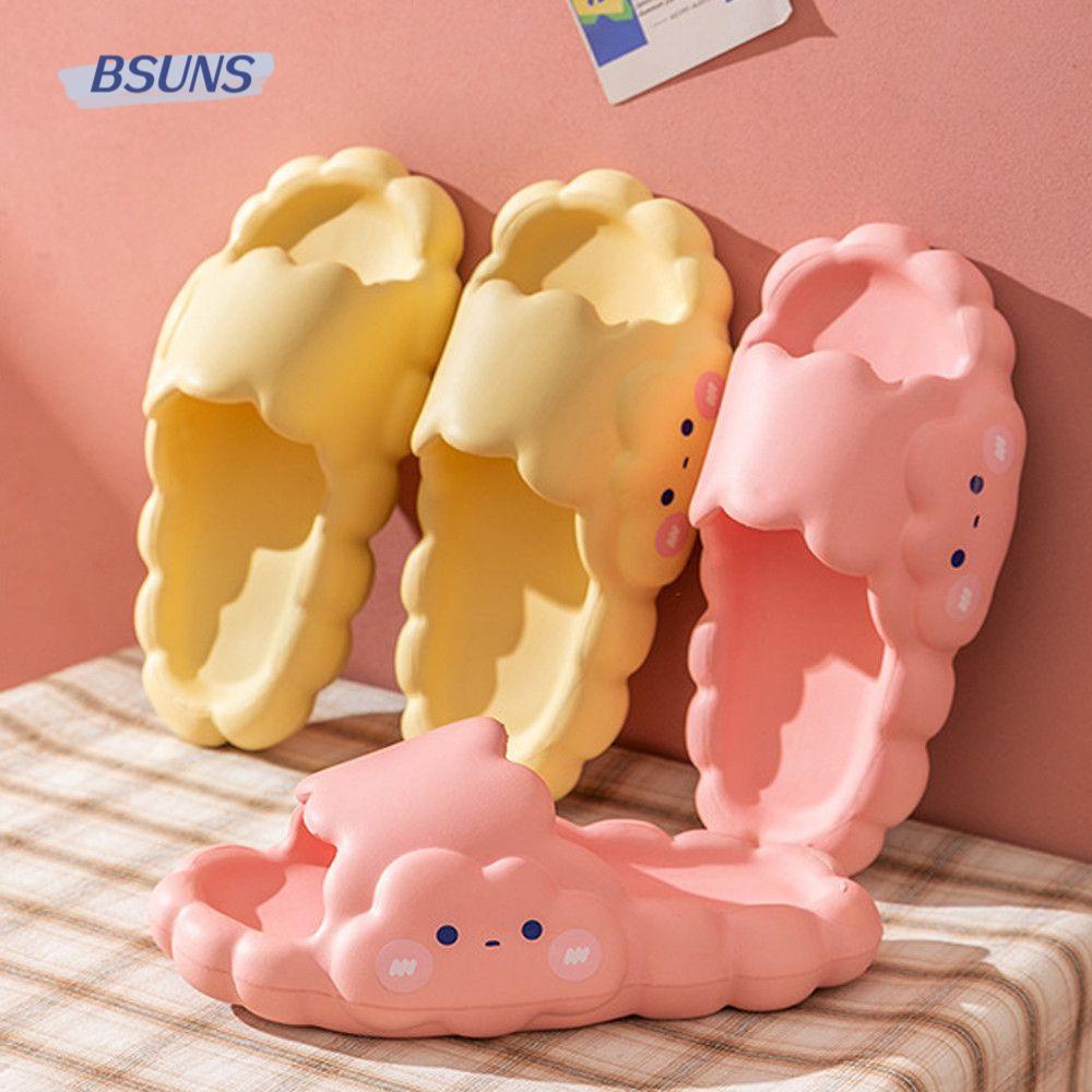 BSUNS Dép Xỏ Ngón Đi Biển Bằng EVA Thiết Kế Hình Đám Mây Cho Nữ