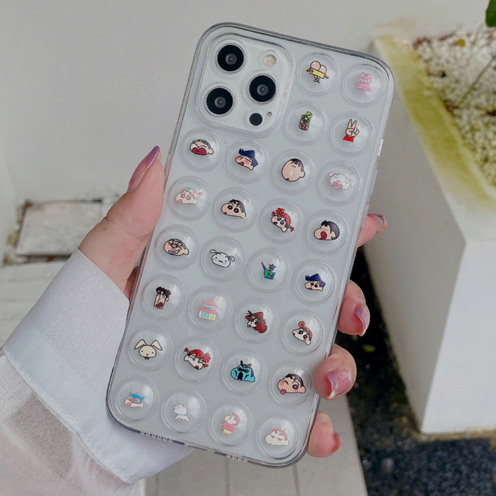 Ốp Điện Thoại TPU Dẻo Họa Tiết Hoạt Hình Maruko-chan Chống Sốc Cho IPhone 14 13 12 11 Pro Max X XR 8 7 Plus