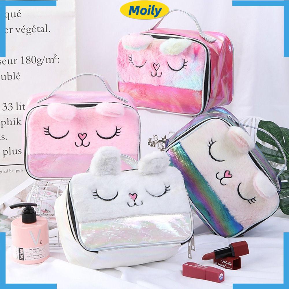 MOILYVN Túi Bông Đựng Cọ Trang Điểm Đa Năng Sức Chứa Lớn