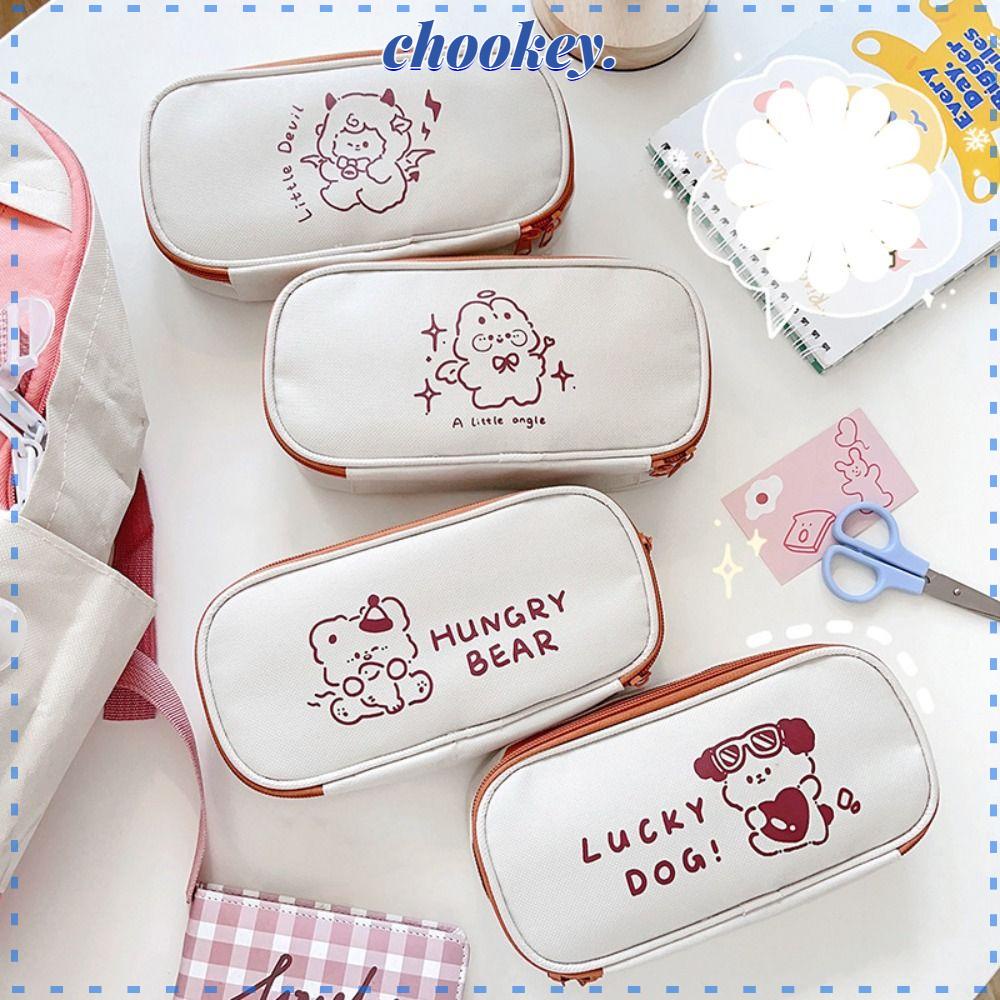 CHOOKEY Túi Đựng Bút Cỡ Lớn Chống Thấm Nước Tiện Dụng