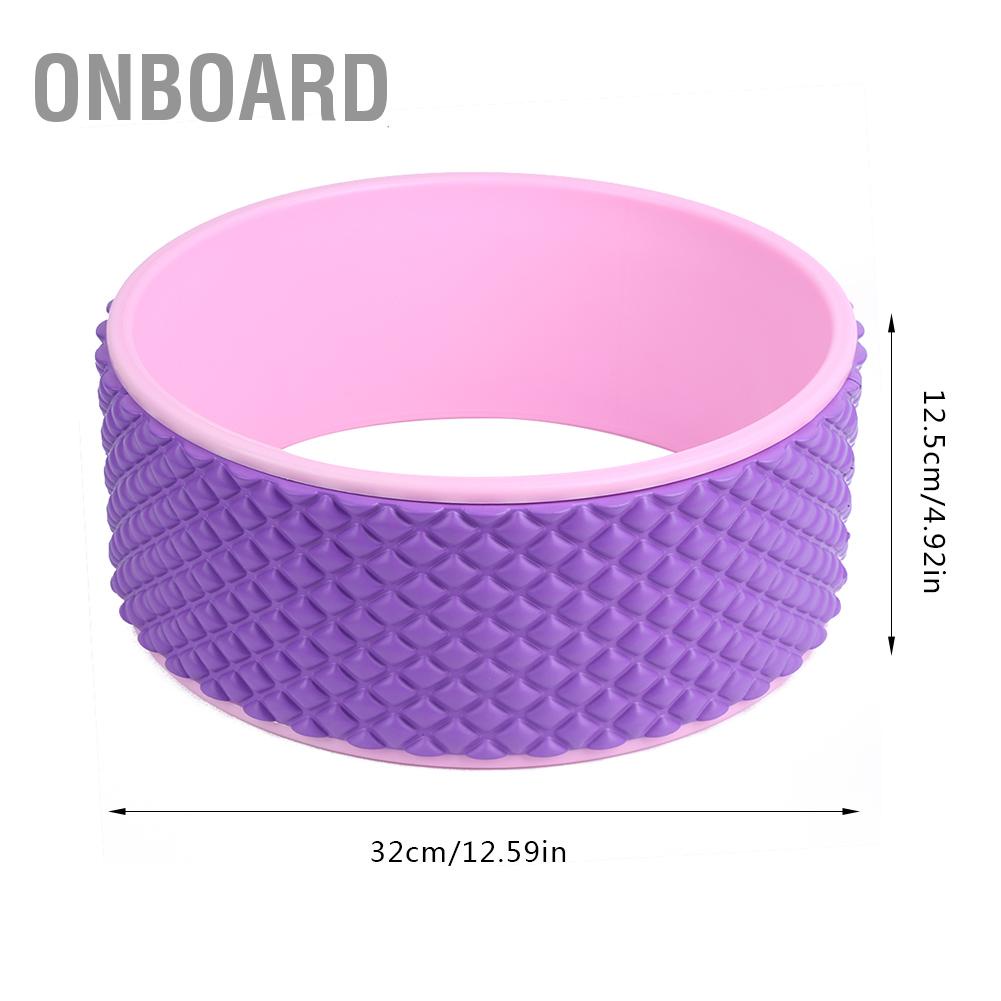 Vòng Tập Yoga, Vòng Yoga Pilates Nhựa ABS 32cm Tập Lưng Cao Cấp Chính Hãng Yoga Wheel OnBoard A.