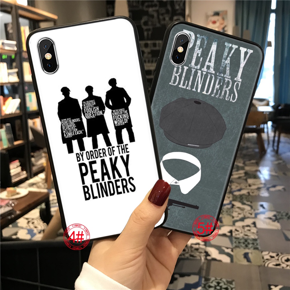 Ốp Điện Thoại TPU Mềm Hình Logo Peaky Blinders C130 Cho iPhone X XS 11 Pro Max 14 plus