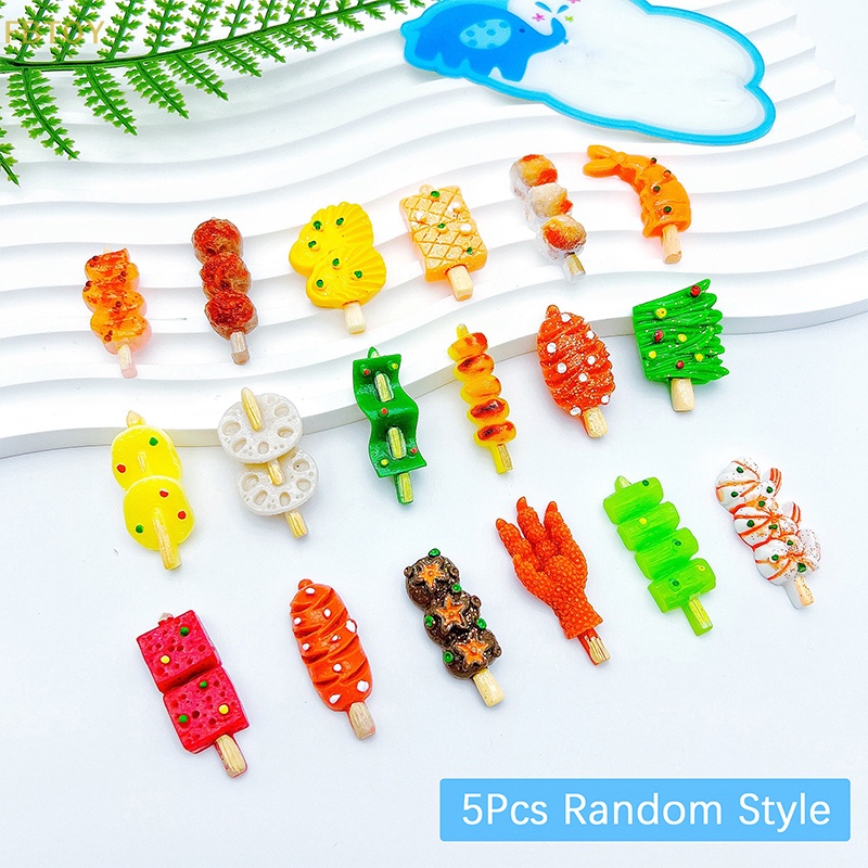 Set 5 Mô Hình Đồ Nướng Bbq Tỉ Lệ 1: 12 Dành Cho Nhà Búp Bê