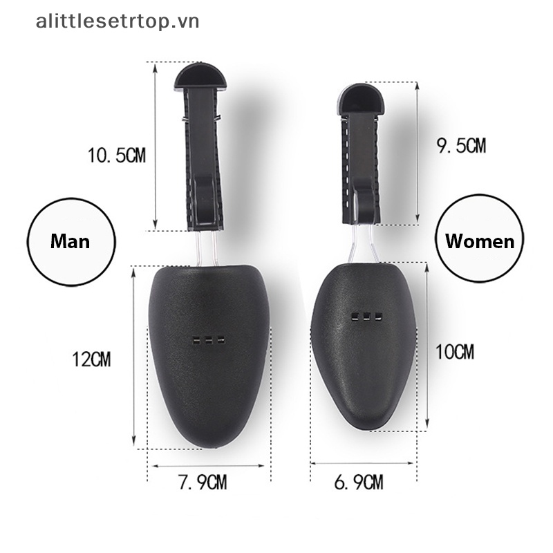 Alittlesetrtop 1 đôi giày nhựa cây định hình hình dạng căng có thể điều chỉnh cho phụ nữ nam.