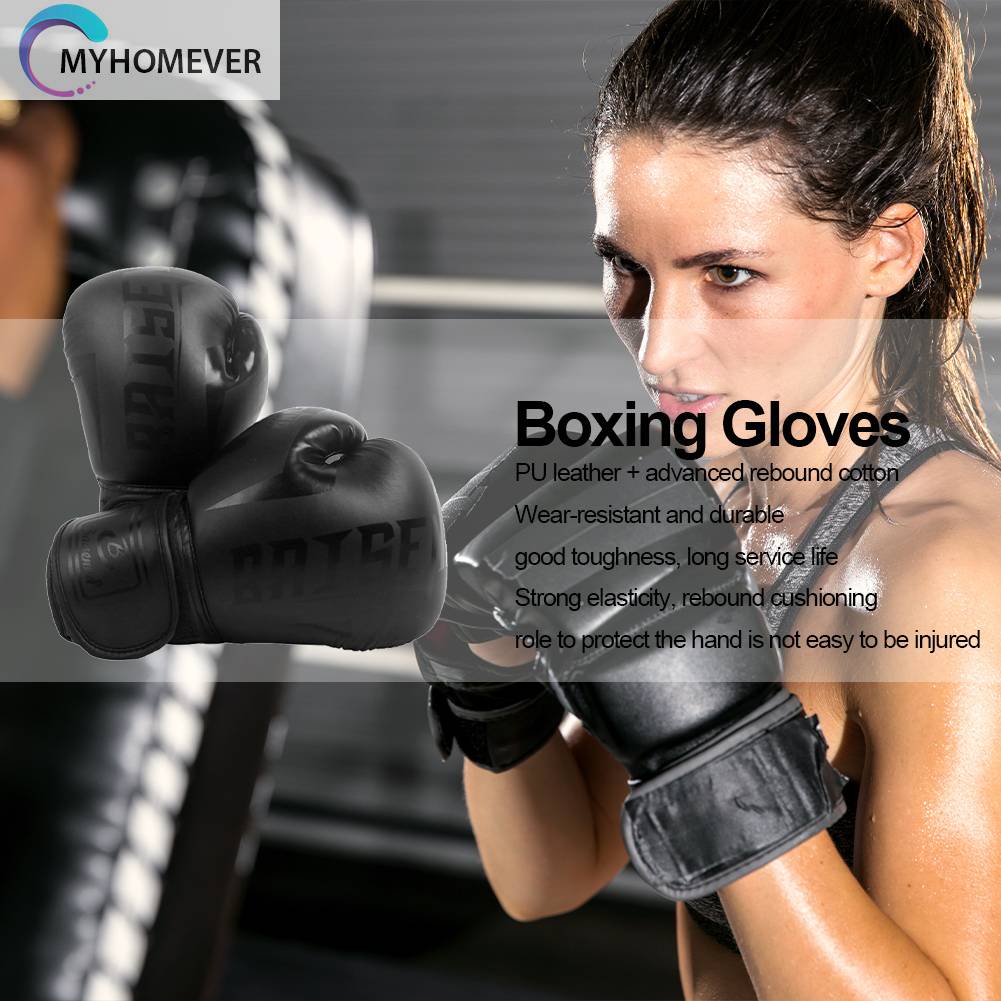 Găng Tay Đấm Bốc Bằng PU Bền Thoáng Khí Một Lần