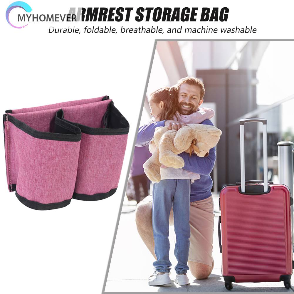 Giá Đỡ Cốc 2 Ngăn Bằng Vải Oxford Thoáng Khí Tiện Dụng Mang Theo Du Lịch