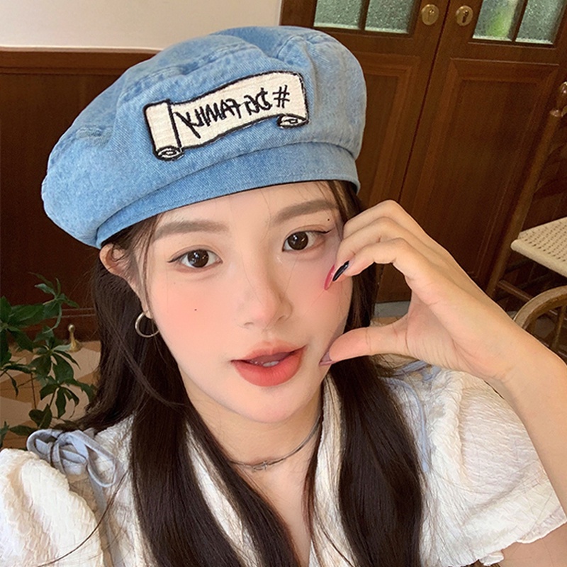 Mũ Beret Phong Cách Cao Bồi Hàn Quốc Thời Trang Mùa Hè Kiểu Mới Cho Nữ