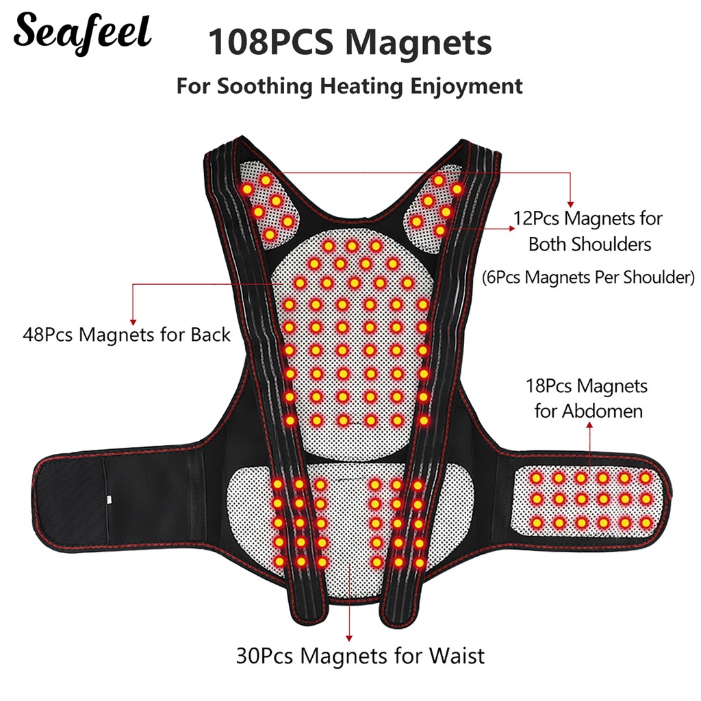 Áo Sưởi Ấm Dạng Băng Quấn Hỗ Trợ Lưng Vai / Thắt Lưng Chăm Sóc Sức Khỏe 108 s