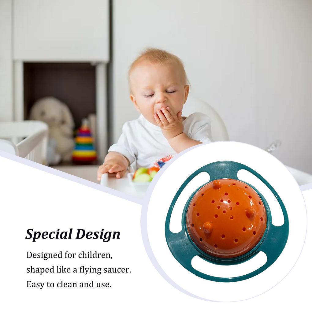 Bát Ăn Dặm Xoay 360 Độ Chống Tràn Tiện Dụng Cho Bé