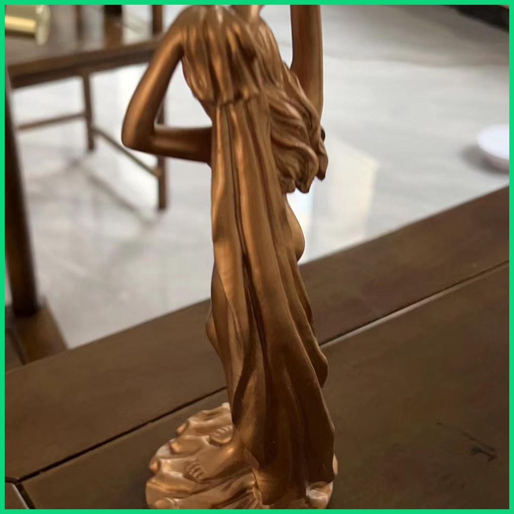 Đồ trang trí Nữ Thần Bằng Nhựa Resin Nghệ Thuật Để Bàn Trang Trí Nhà Cửa