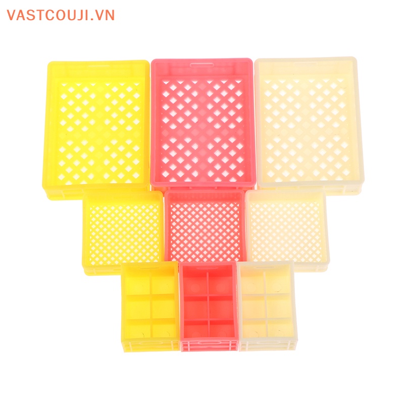 Bộ 3 Giỏ Đan Tay Bằng Nhựa Dùng Đựng Rau Củ Quả Trang Trí Nhà Búp Bê