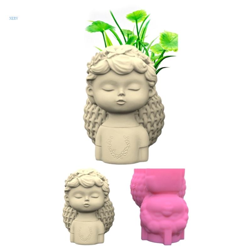 Khuôn Silicon Làm Chậu Hoa / Nến Giá Đỡ