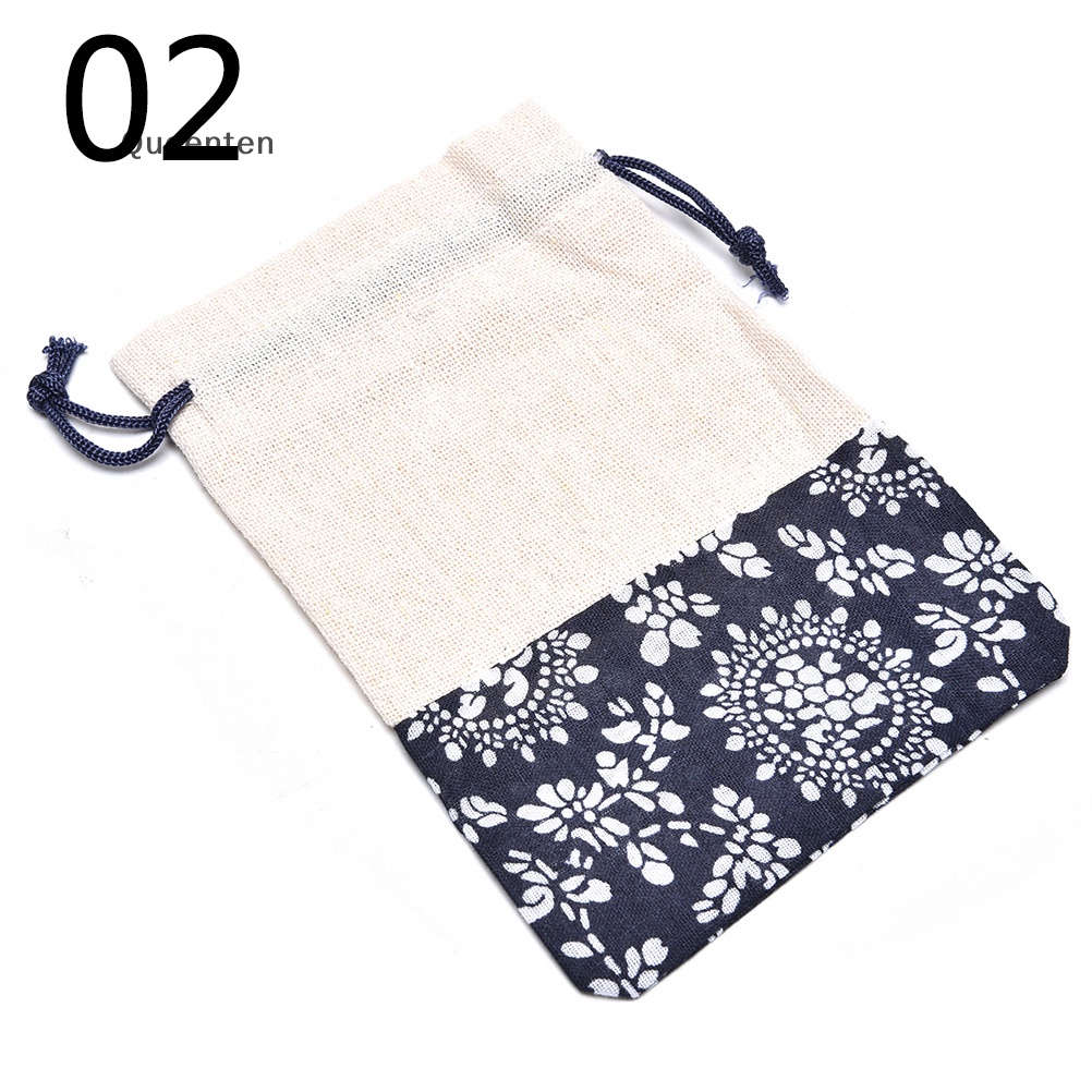 Bộ 2 Túi Vải Cotton Đựng Trang Sức Xinh Xắn