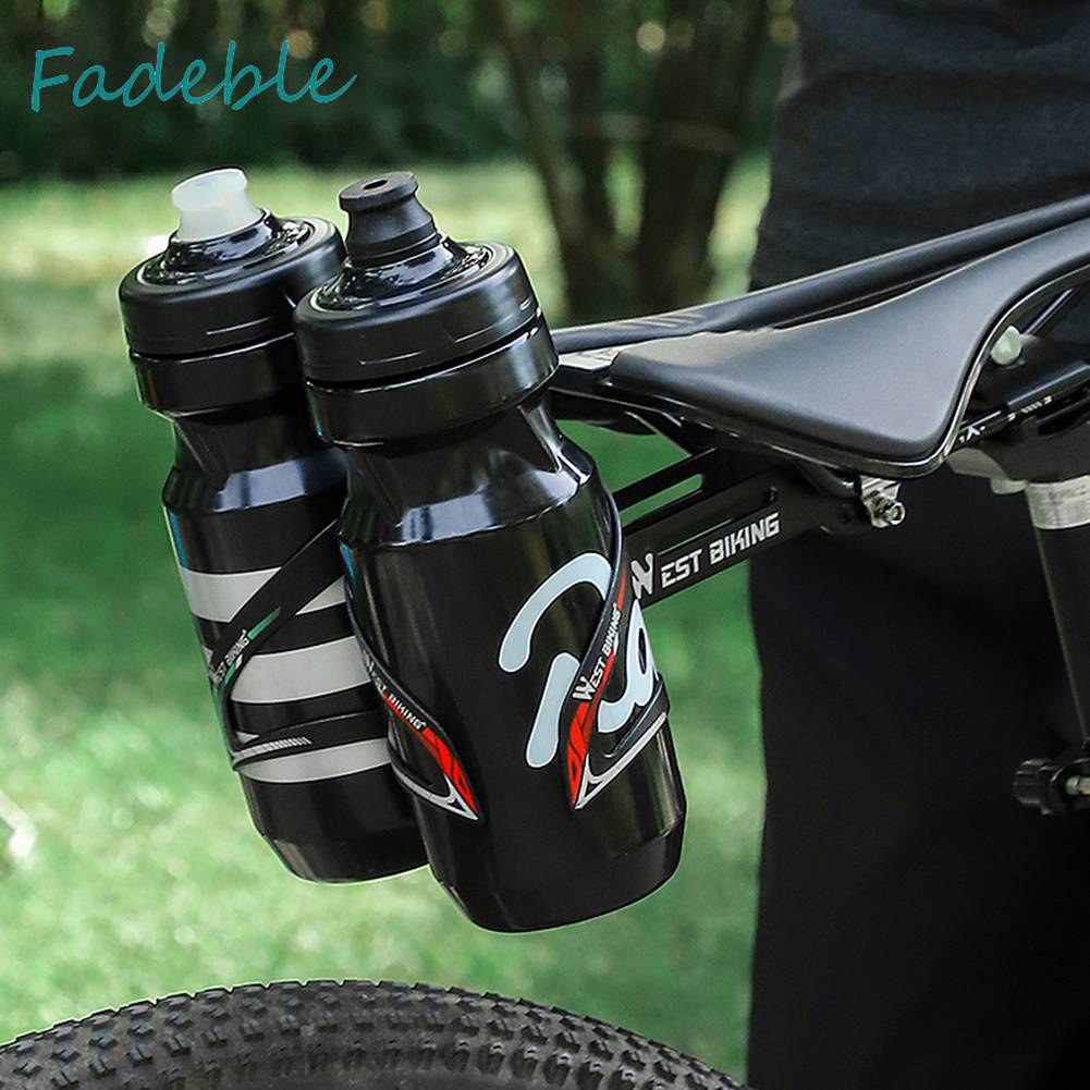 Giá Đỡ Bình Nước Nối Dài Bằng Hợp Kim Nhôm Gắn Yên Xe Đạp Tiện Lợi