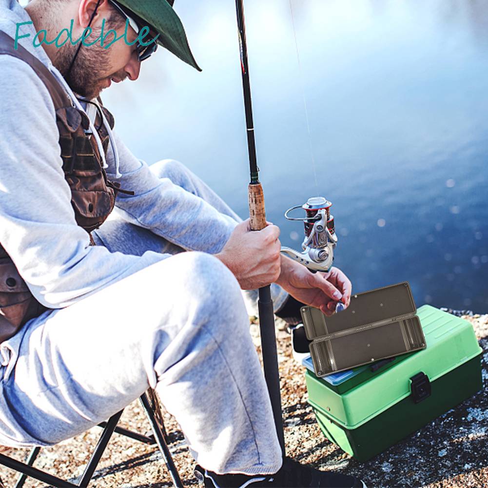 Hộp Đựng Dụng Cụ Câu Cá Bằng Nhựa Cỡ Lớn Chống Thấm Nước Tiện Dụng